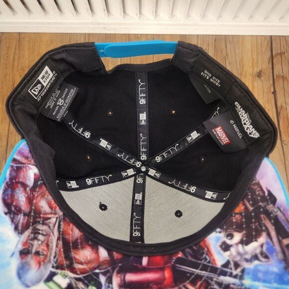 New Era Guardians of the Galaxy Press Start 9fifty Snapback Hat Cap Black Marvel - Picture 8 of 10